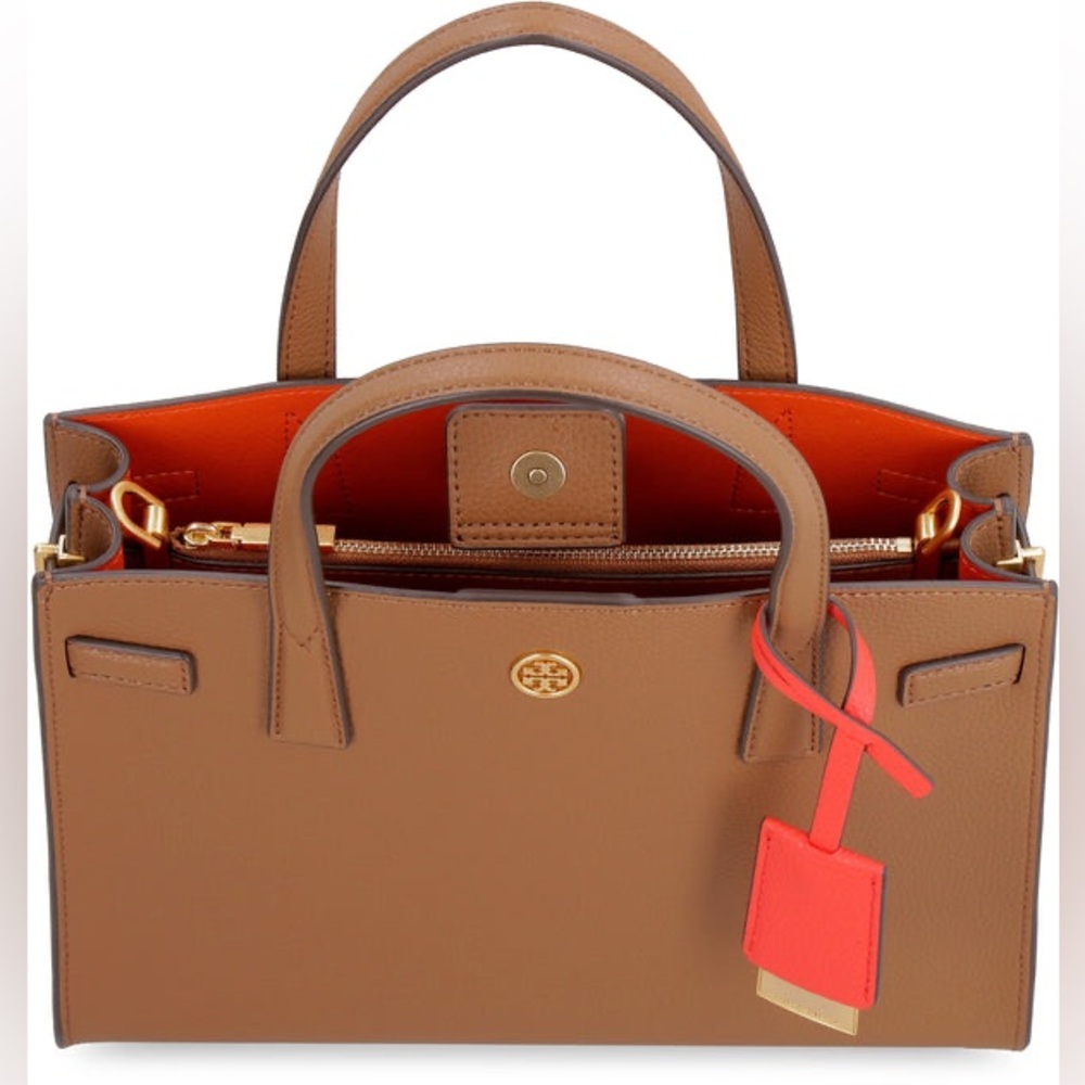 TORY BURCH Small Walker Satchel - Moose - Picture 3 of 16